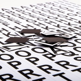 magnets4you | Magnetbuchstaben Set - 240 Zeichen | große magnetische Buchstaben, inkl. Sonderzeichen | für Schule, Whiteboard, Magnettafel