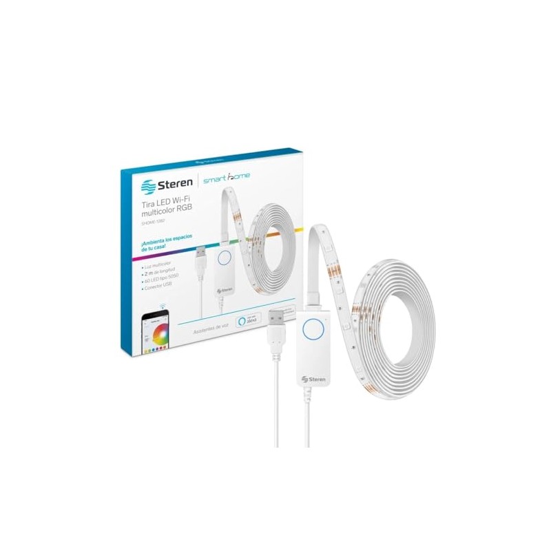 Tira LED Wi-Fi* multicolor RGB de 2 m