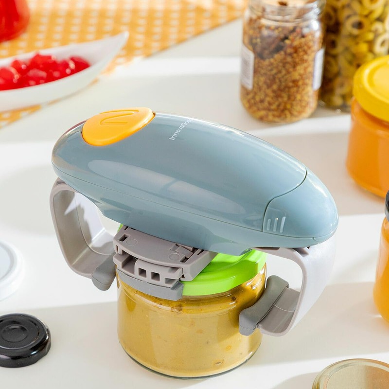 InnovaGoods - Electric Jar and Can Opener, Automatic Power Off,