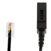 Helos 014107 8P4C TAE-RJ45 Black cable interface/gender adapter 014107, 8P4C,