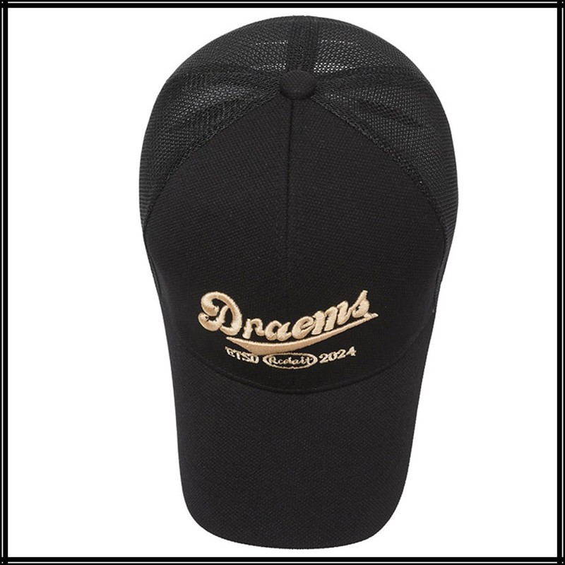 White Fang CZA213 Embroidered Mesh Cap, Hat, Summer, Fashion, Active,