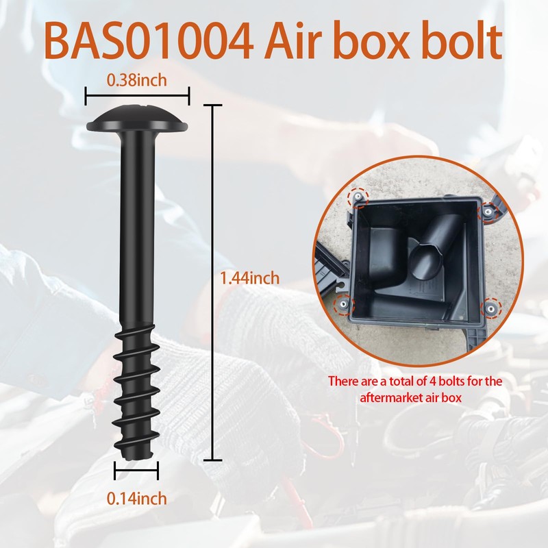 BAS01004 Air filter Box Screw For VW 13384034 GM WHT002087