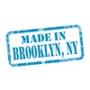 CafePress Made in Brooklyn Rectangle Bumper Sticker Car Decal
