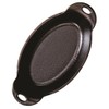 Lodge Heat Enhanced and Seasoned Cast Iron Oval Mini Server,