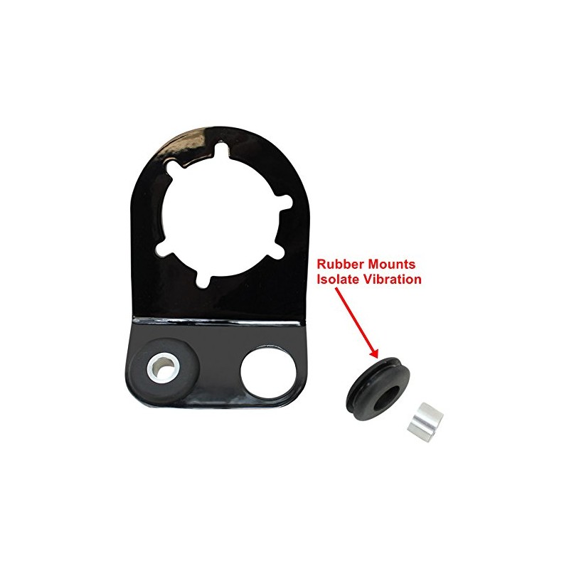 TC Bros. 2 Inch Round Bobber Side Mount Tail Light/License