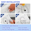 WE1M652 Dryer Timer Control Knob with Reinforced Metal Ring Compatible