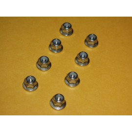 NYLOCK 1/10 RC WHEEL NUTS FLANGE/LOCKING *Axial/Yeti/sc