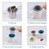 Fenshine Tea Infuser Stainless Steel Tea Strainer Folding Handle Tea