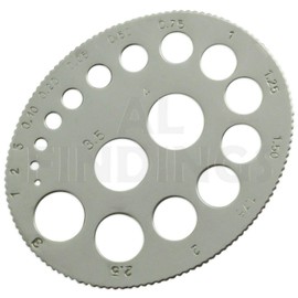 0.01-4ct Round Diamond Gauge, Craft Tool for Jewelers (50)