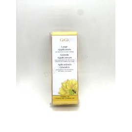 GiGi Large Applicators Bikini & Body Waxing 100 Applicators Sticks, 100 Pack