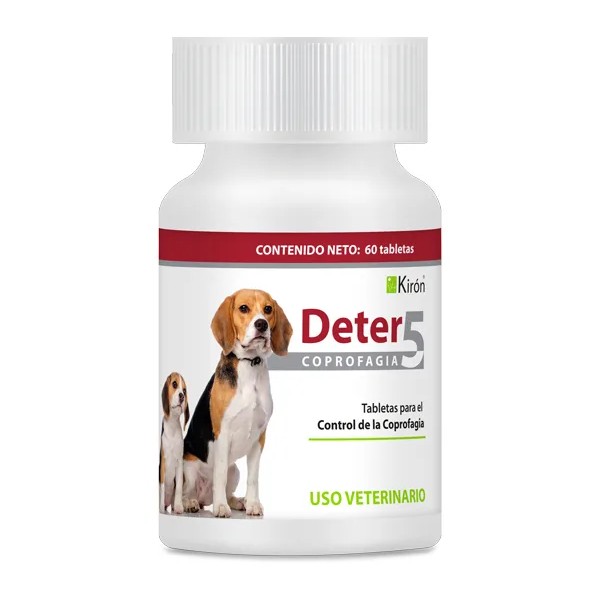 Deter 5 Coprofagia Perros 60 Tabletas Razas Pequeñas