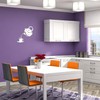FLEXISTYLE Modern kitchen wall clock JUG & CUP white