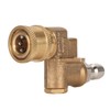 Quick Connecting Pivoting Coupler Attachment 1/4in for Pressure Washer Nozzle