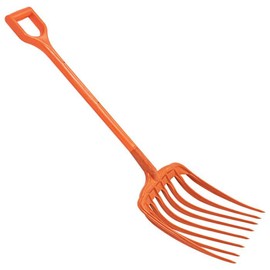A.M. Leonard Narrow Tine Poly Mulching Forks (D-Grip Handle)