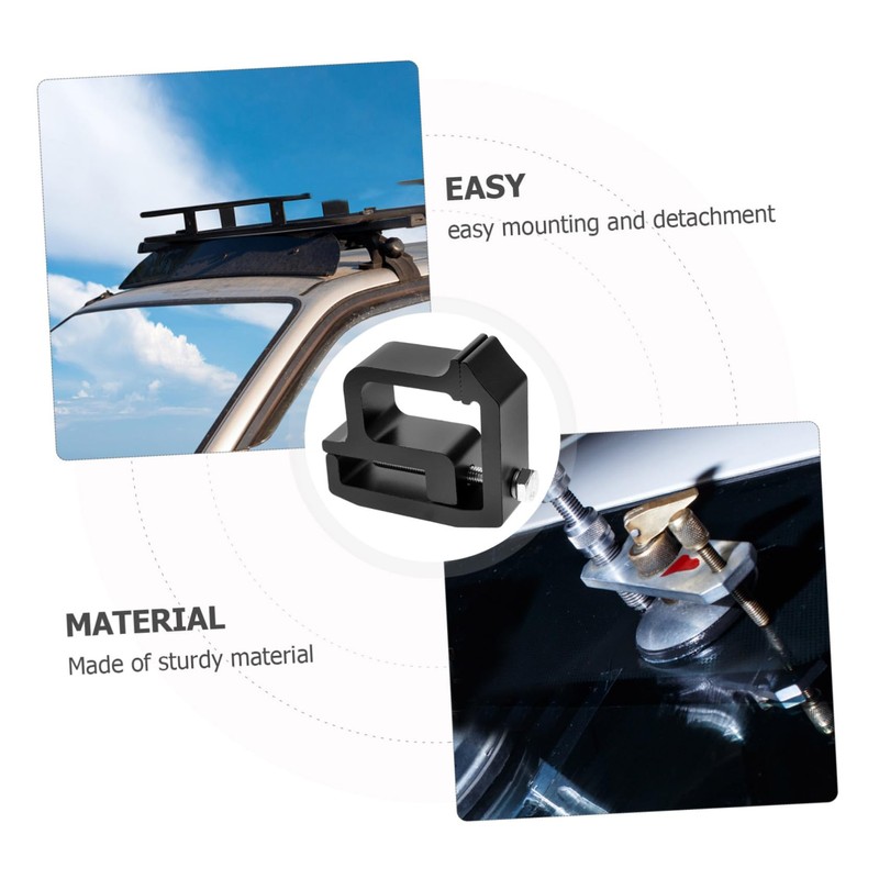 Zerodeko Ladder Rack Mounting Clamp Heavy Duty Truck Cap Clamp