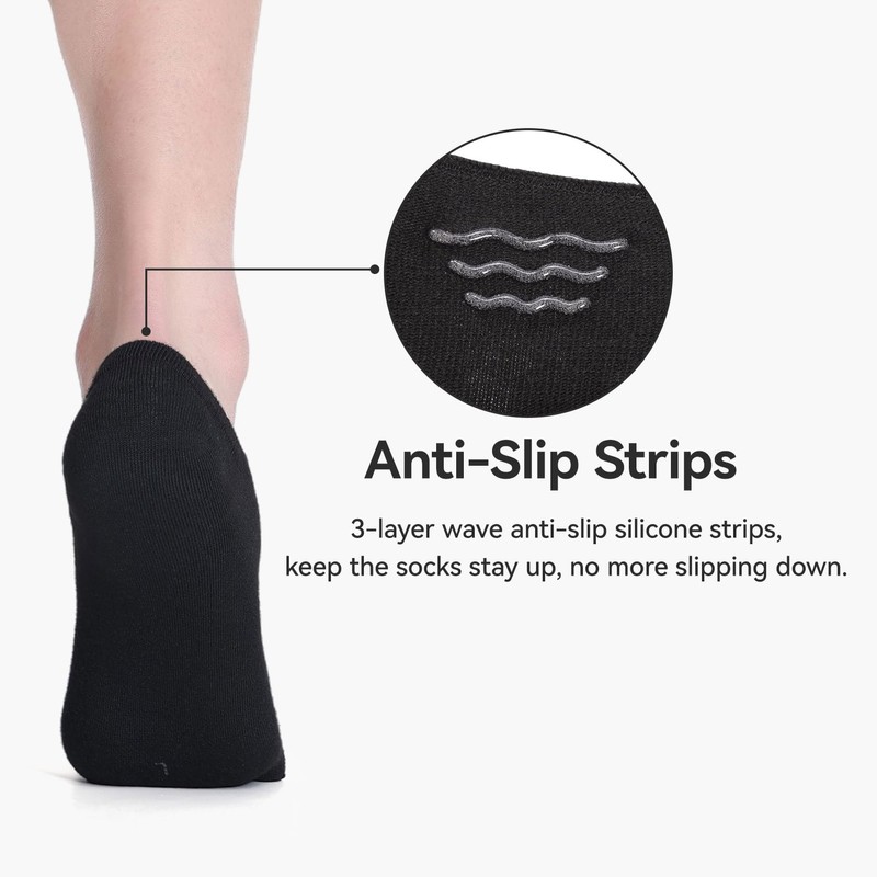 aomagic No Show Toe Socks for Men & Women, Athletic