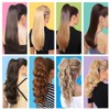 Qunlinta Ponytail Extension Hair Extensions Ponytail 18" 20" Claw Curly
