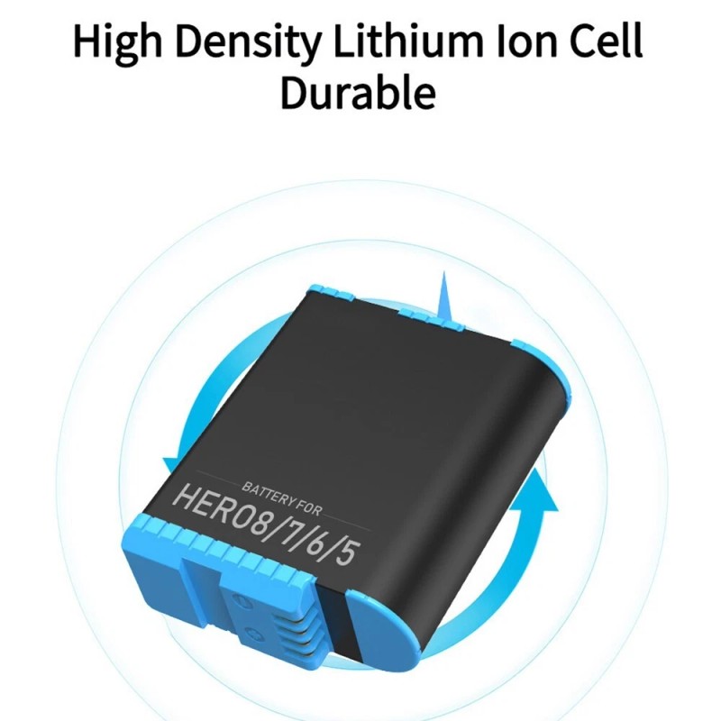 For GoPro Long Lasting Displaceable Li_ion Boosting 1220mAh Battery for