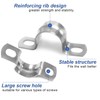 Pack of 12 Pipe Clamps, Jyeelen Diameter 35 mm Mounting
