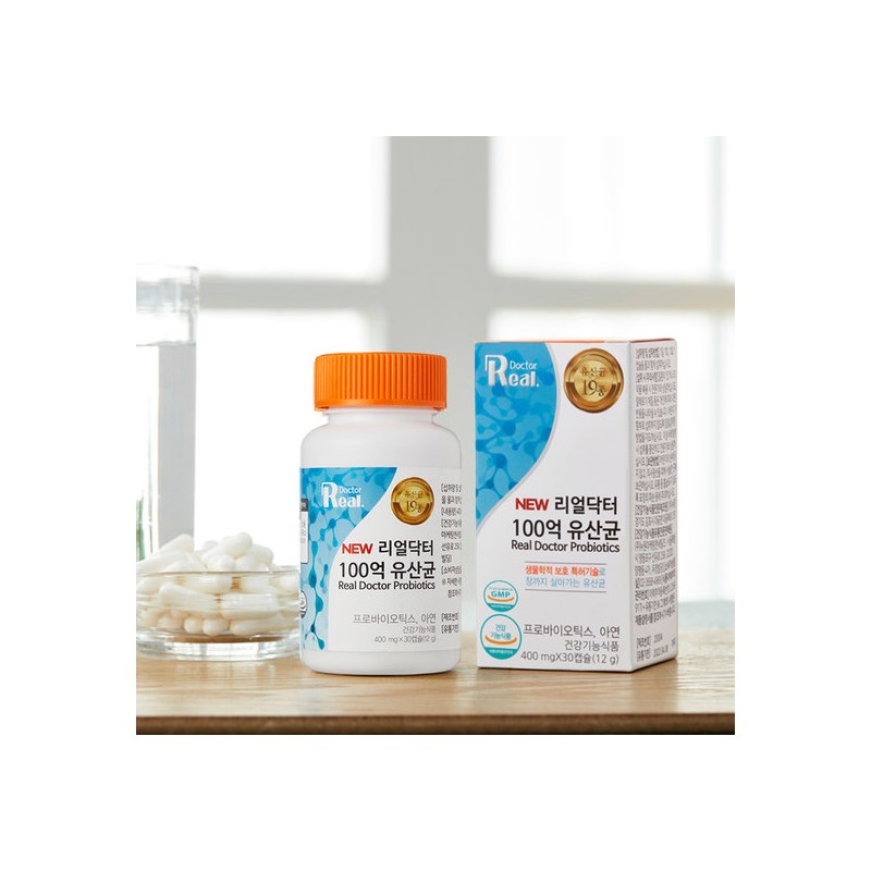Real Doctor Postbiotics 10 Billion Probiotics 30 Capsules (9 Packs)