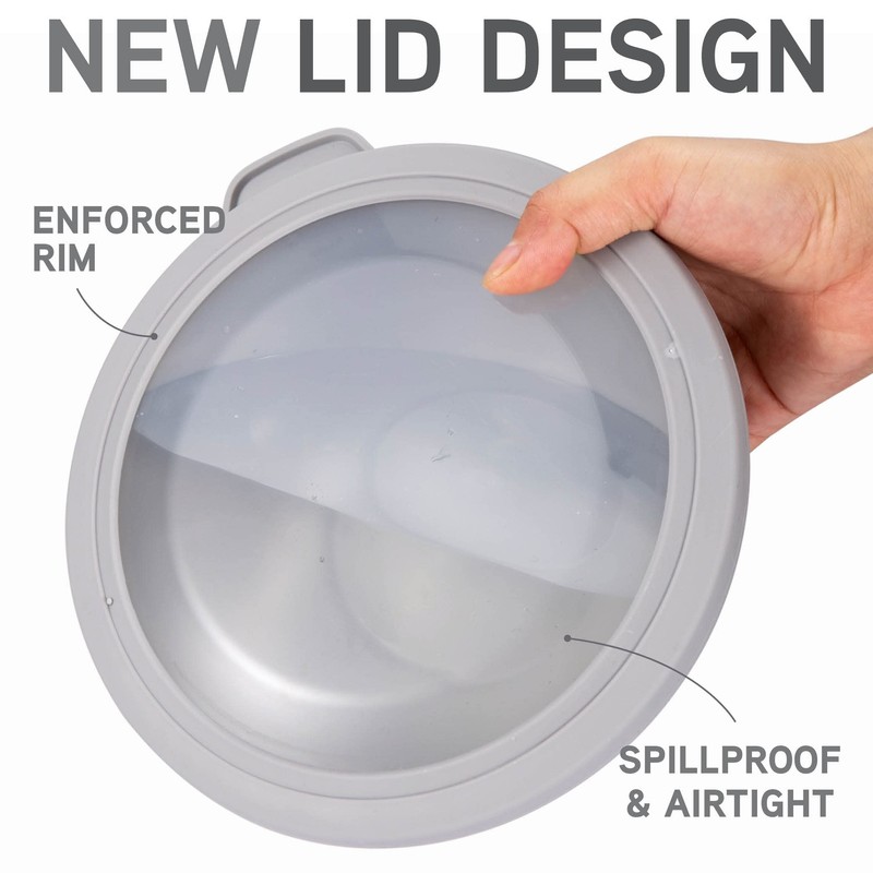 COOK WITH COLOR Mixing Bowls Set with TPR Lids -