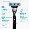 Gillette Mach3 Razor for Men, 1 Razor Handle + 1