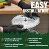FORESTER Carbide Tip Brush Cutter Blade - 9in x 50