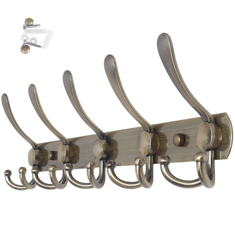 WEBI Coat Rack Wall Mount,Coat Hanger Wall,Coat Hooks Wall Mounted,5