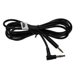 vhbw Audio AUX Cable Compatible with Bose QuietComfort 25, 35, 35 II Headphones - Audio Cable 3.5 mm Jack Plug, Black