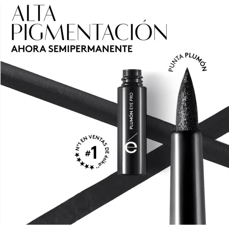 Delineador Líquido Intenso Punta Plumón Eye Pro Esika Plata Plata