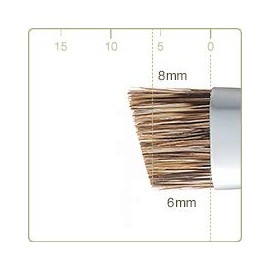 Kumano Brush (Makeup Brush), Takehodo Regular Series Eyebrow Brush, Water Badger RR-B5, Red Line