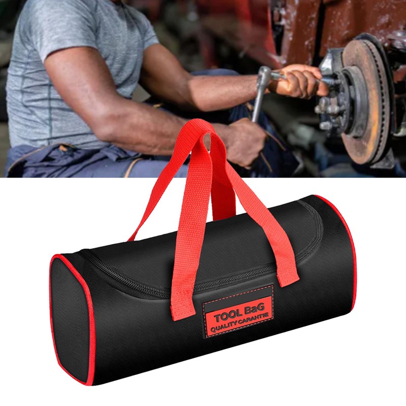 Tool Bag Canvas Multi Compartments Wear Resistant Strong Handle Portable