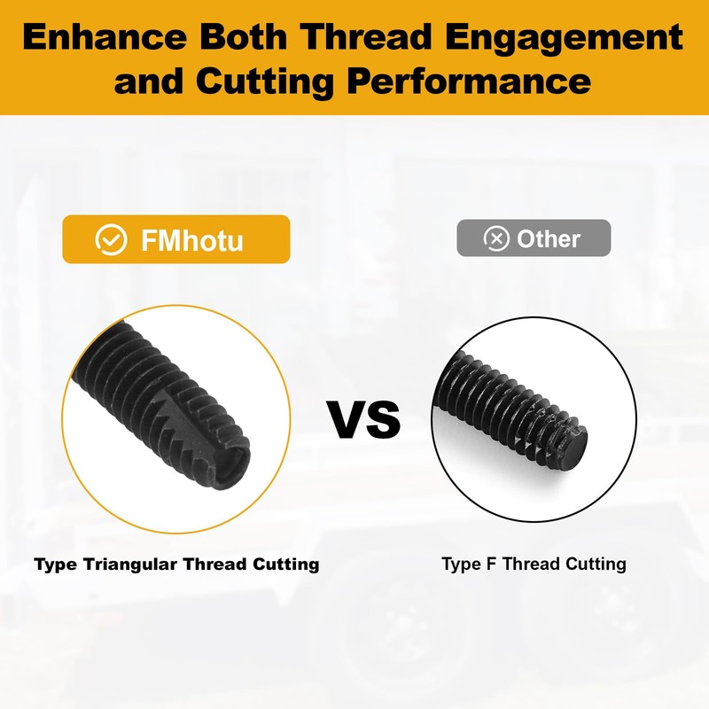 5/16-18 x 3" Flat Head Thread Cutting Self Drilling Deck