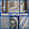 Silver Window Weather Sealing Tape,Window Draft Isolation Sealing Film Tape,Window