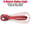 CROM 1/4-inch Drive Mini Ratchet - 72-Tooth 1/4 Socket Driver