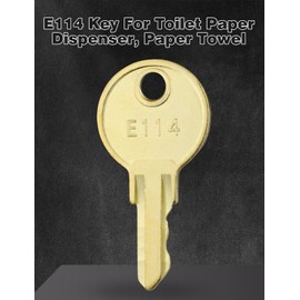 Keys for E114 Toilet Paper Dispenser, 10 Pack E-114 Paper Towel Key Replacement