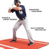 GSK Baseball Hitting Mat 3.8FT ×10FT Exercise Mat Portable Artifical