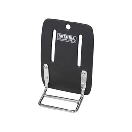 Faithfull Black Leather Tool Belt Plier Holder