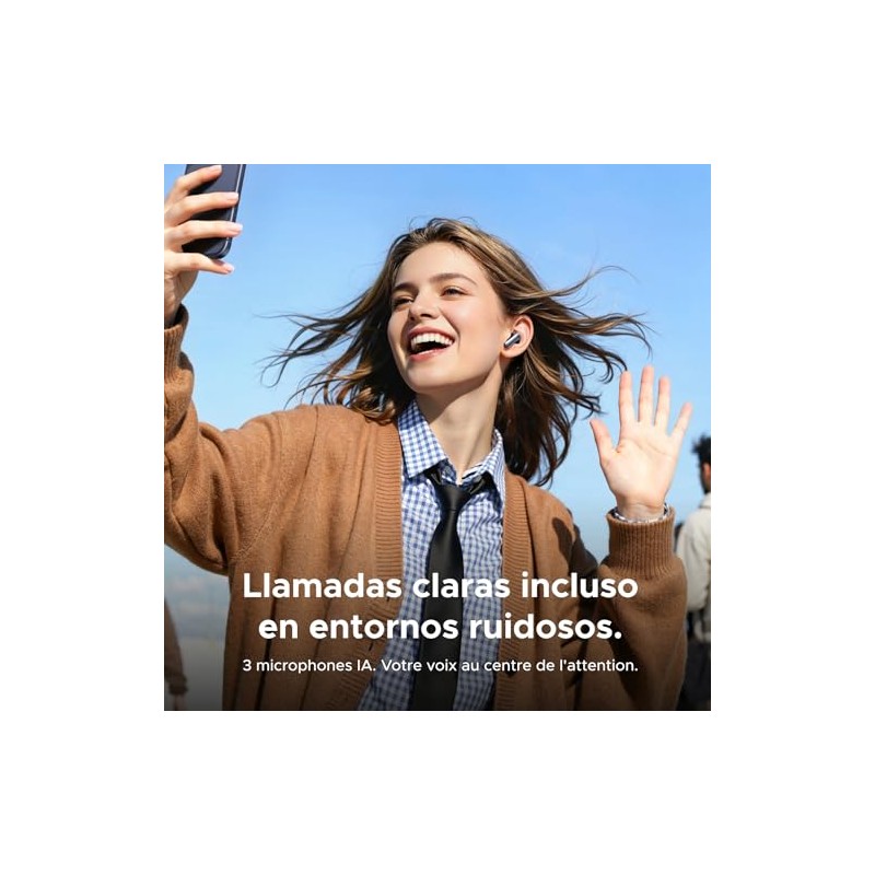 UGREEN EchoBuds Plus Audfonos Inalmbrico ANC Active Ruido Cancelacin 50H