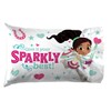 Jay Franco Nella Sparkle Knight Pillowcase, Medium, White