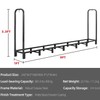 Kendane 8FT Firewood Rack Outdoor, Heavy Duty Adjustable Firewood log