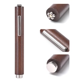 KADS 1 Piece Wooden Handle Cat Eye Magnet for Nails - 3-in-1 Cylindrical Nail Art Magnet Tool for Cat Eye Gel Polish - Powerful Multifunctional Magnetic Wand for Flower, Arc, and Wide Cat Eye Designs