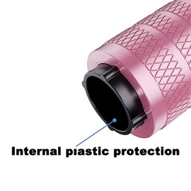 Aluminum Tire Valve Stem Caps Pink Metal Valve Stem Covers with Plastic Liner Universal Tire Valve Caps for Cars, Trucks, SUVs & Motorcycles丨Airtight Seal丨Corrosion Resistant丨Durable (4 Pack)