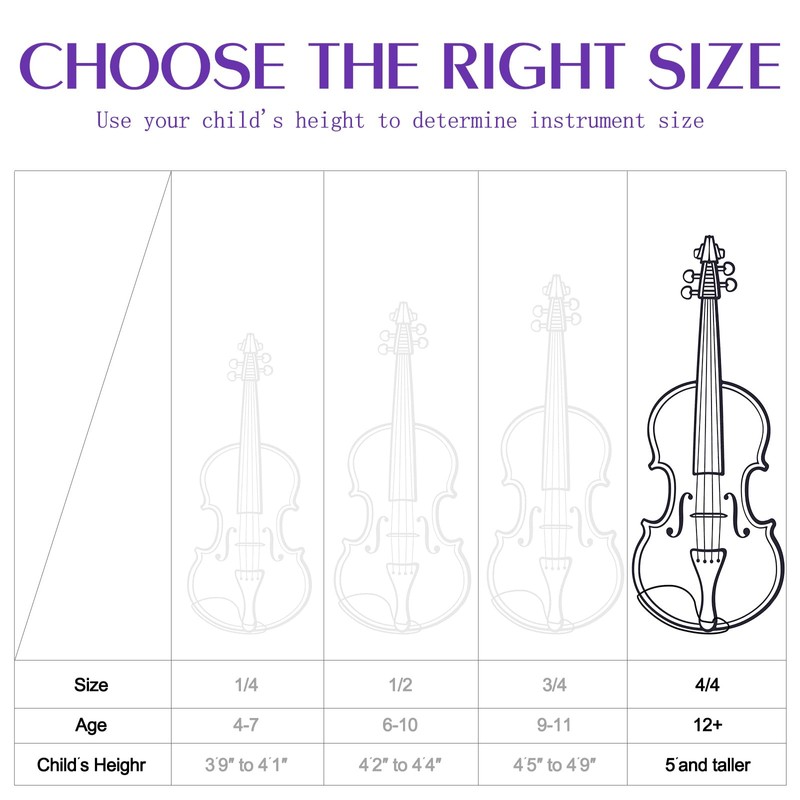 Ceciliec 16 Inch Acoustic Viola Set, Beginner Handmade Varnish Solid
