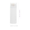 Toddmomy 2PCS Talquera Portátil Vacía 15cm Plástico Blanco