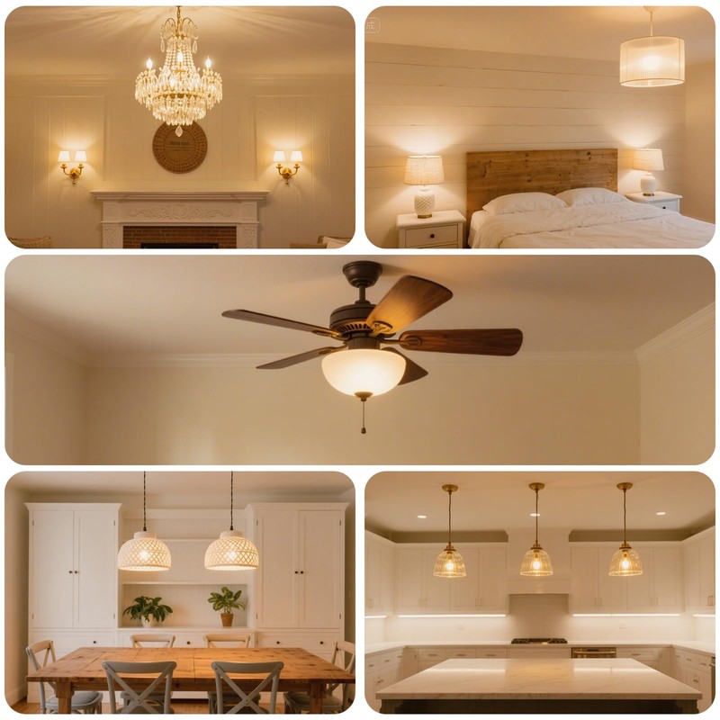 BROLSKUN E12 Candelabra Bulb 100 Watt Ceiling Fan Replacement Bulbs
