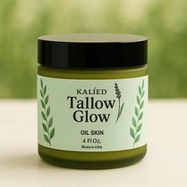 Kalied Tallow Glow Oil Skin, 4 Fl Oz, Made in USA