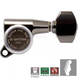 Gotoh SG381-07 MGT MAGNUM LOCKING TRAD Set 6 line Right Handed - COSMO BLACK