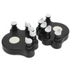 2PCS Piano Finger Exerciser Silicone Hand Grip Trainer Ergonomic Tension