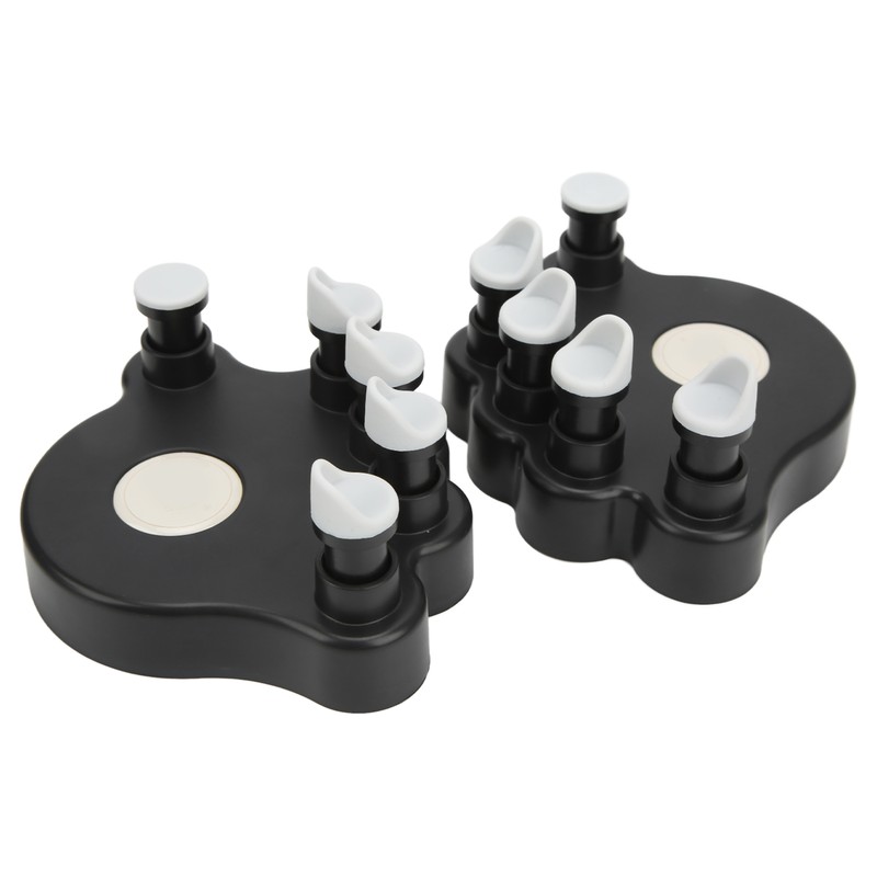 2PCS Piano Finger Exerciser Silicone Hand Grip Trainer Ergonomic Tension